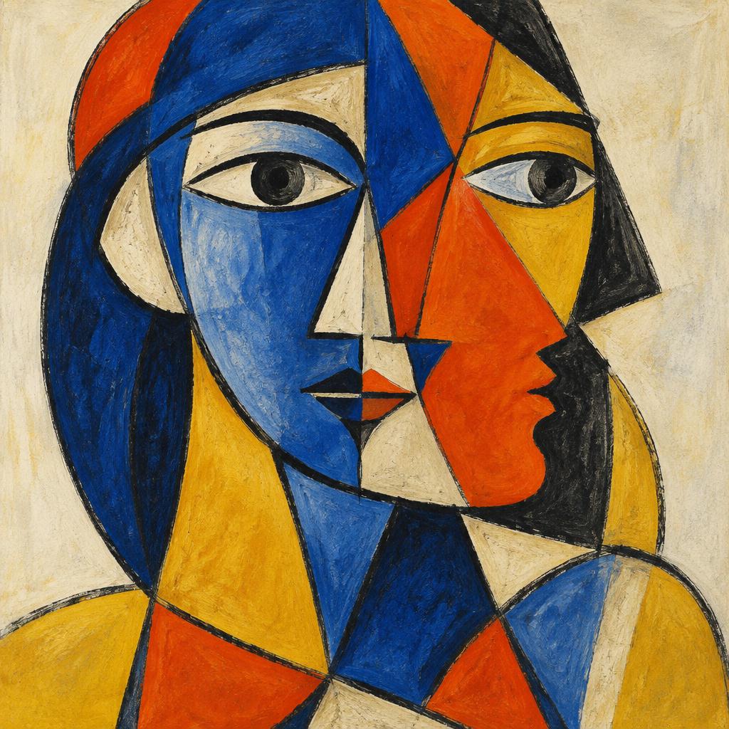 Cubist portrait